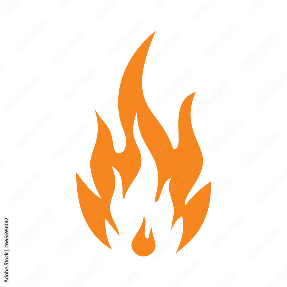 fire flame logo icon fire flame logo icon