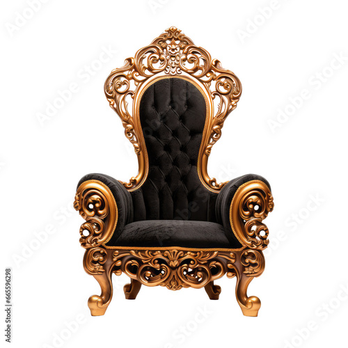 elegance throne isolated on white © Tidarat