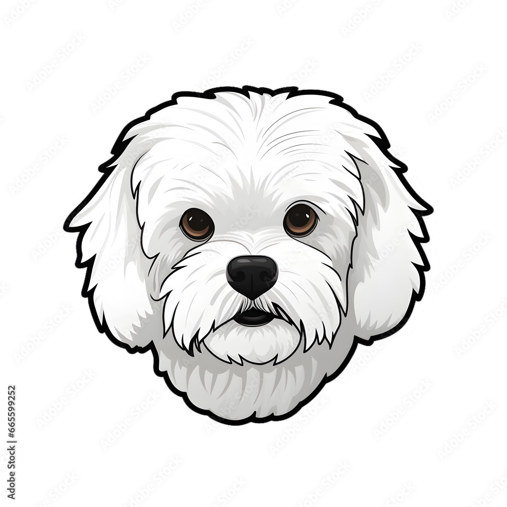 Dog Head Face Illustration Dog Head Face Illustration