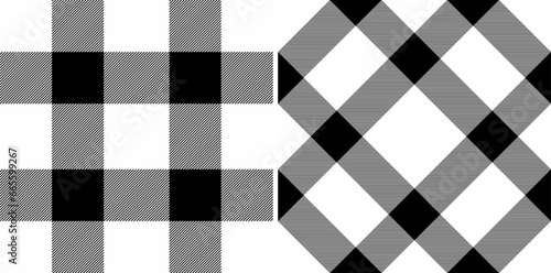 Check seamless plaid of fabric tartan vector with a pattern texture textile background.