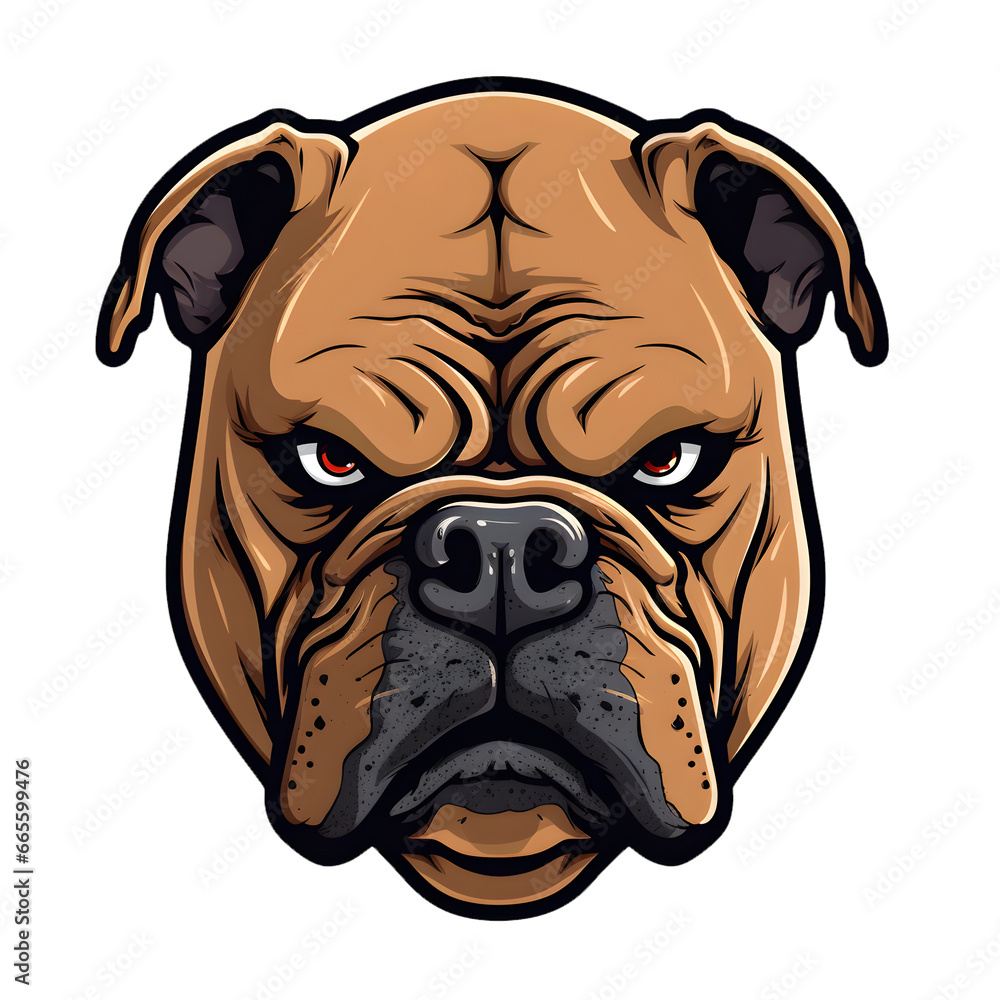 Dog Head Face Illustration Dog Head Face Illustration
