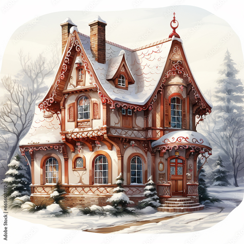 Christmas Eve house