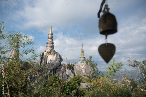 THAILAND LAMPANG WAT PHRA BAT PHU PHA DAENG photo