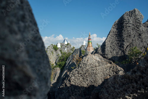 THAILAND LAMPANG WAT PHRA BAT PHU PHA DAENG photo