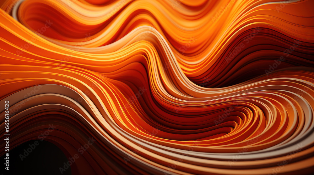 Radiant Ripples: Concentric Highly Detailed Orange Abstract. Generative AI Radiant Ripples: Concentric Highly Detailed Orange Abstract. Generative AI