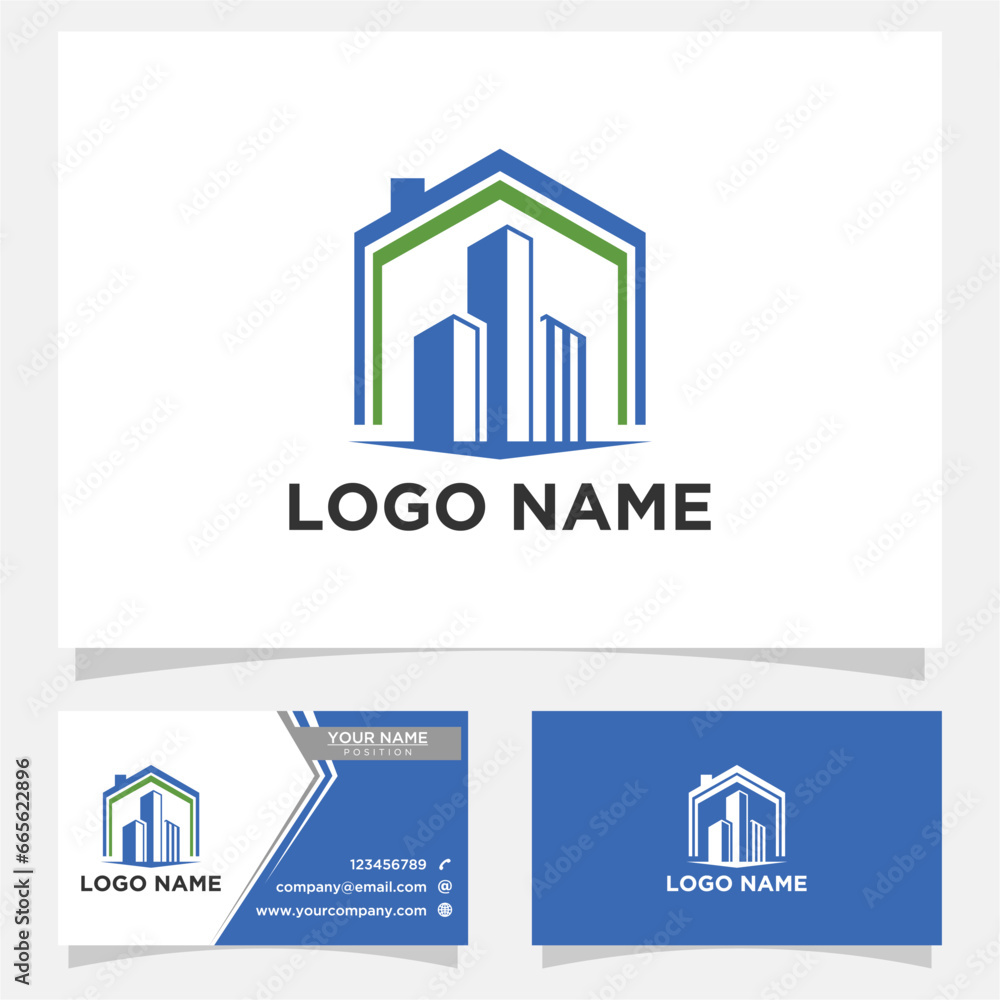 Home Building Logo Vector Template