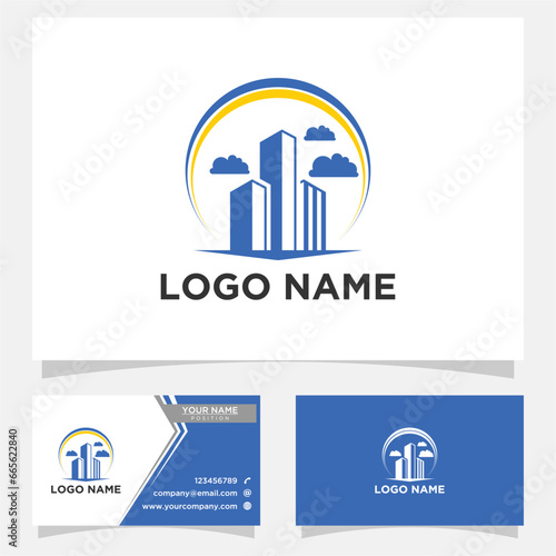 Home Building Logo Vector Template