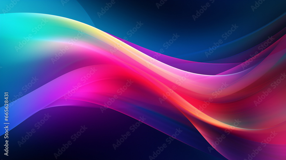 Abstract dynamic wave background. Colorful twisted shapes in motion. Digital art for poster, flyer, banner background or design element. Soft textures on neon background Abstract dynamic wave background. Colorful twisted shapes in motion. Digital art for poster, flyer, banner background or design element. Soft textures on neon background