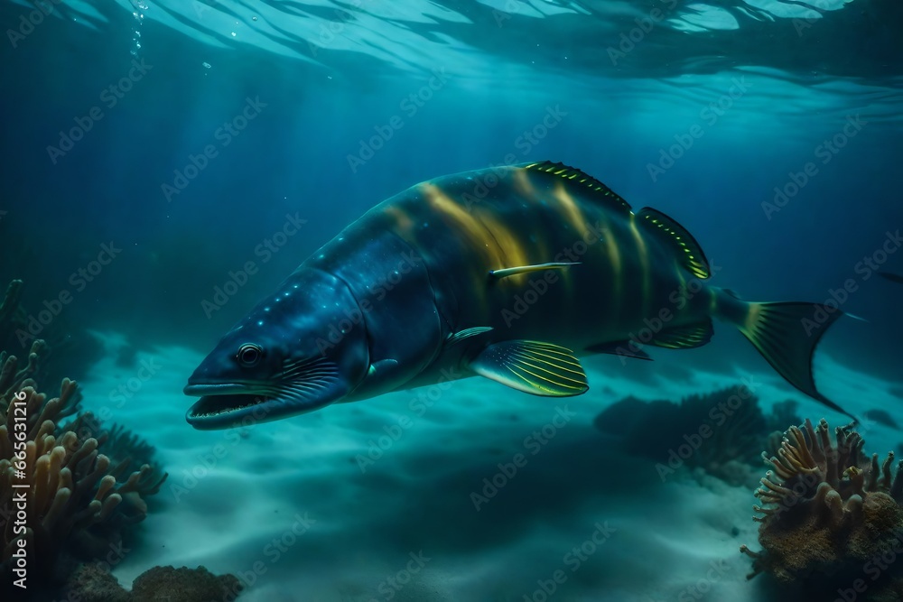 Fototapeta premium fish in aquarium