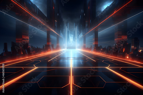 futuristic technology background