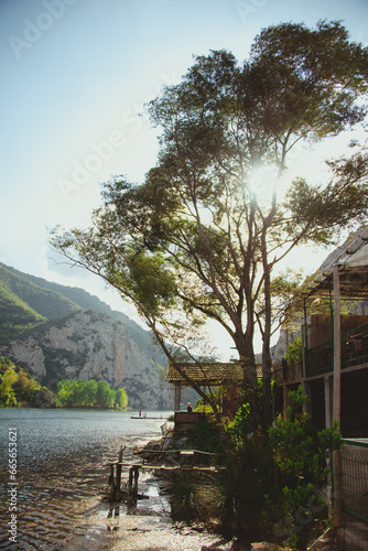 lake in the mountains