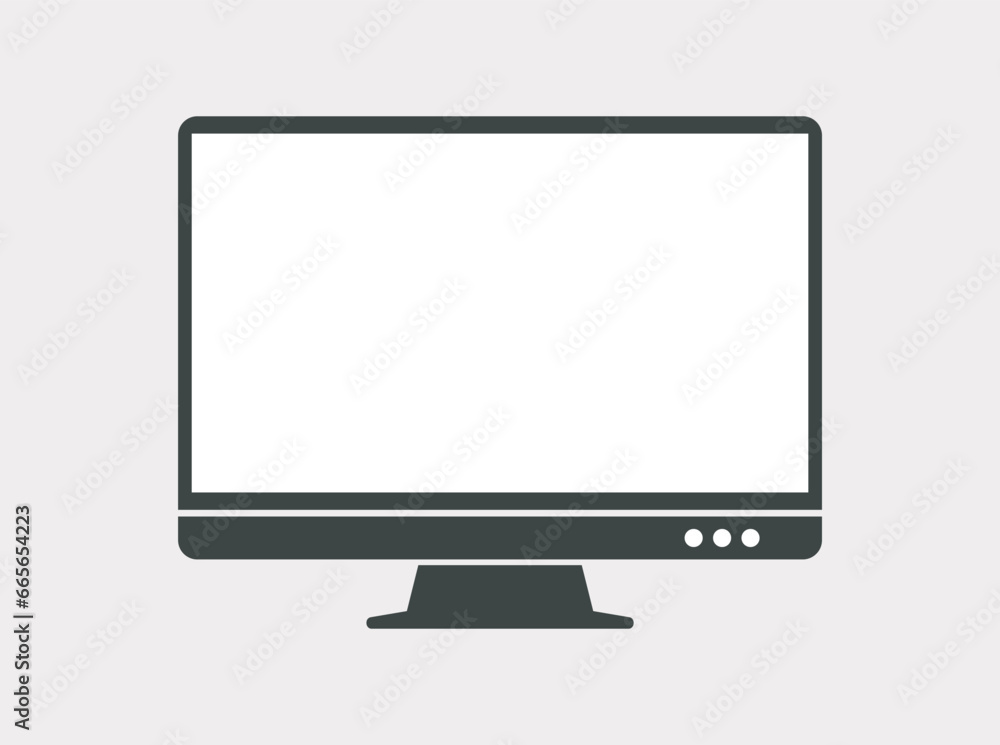 Hand drawn of Desktop computer, vector illustration Hand drawn of Desktop computer, vector illustration