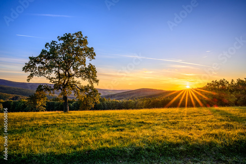 sunset, white carpathians, autumn, landscape, trees, forest, mountains, nature, Bílé Karpaty