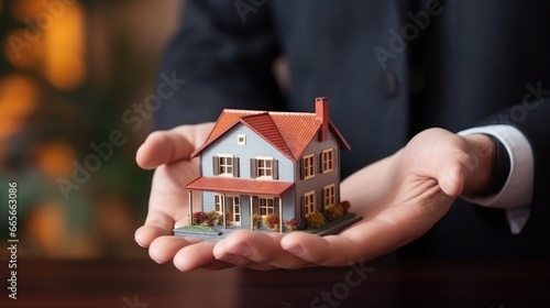 agent holding house