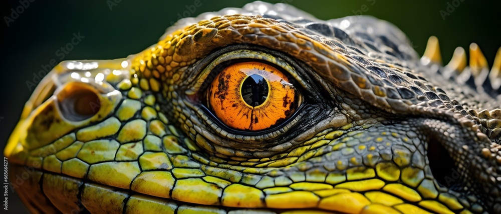 close up of iguana eye close up of iguana eye