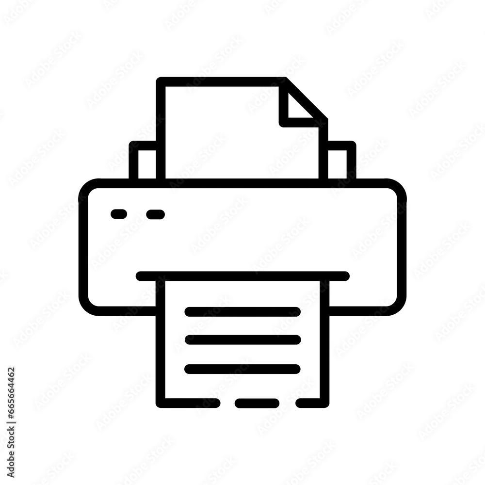 printer icon vector illustration printer icon vector illustration