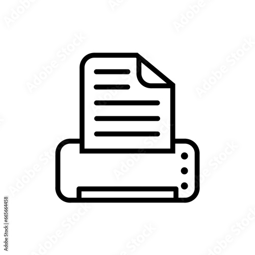 printer icon illustration