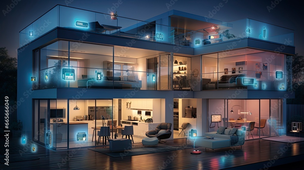 A Glimpse into the Connected Smart Home of Tomorrow. A Glimpse into the Connected Smart Home of Tomorrow.