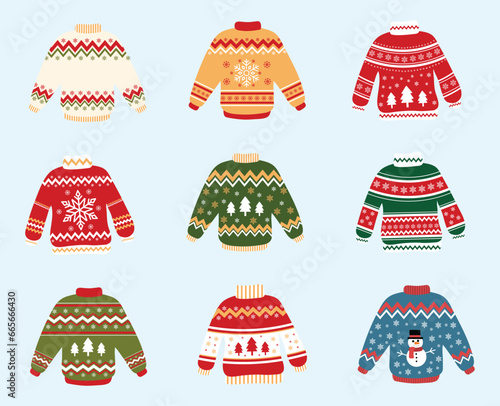 Christmas sweater collection Ugly Christmas sweater