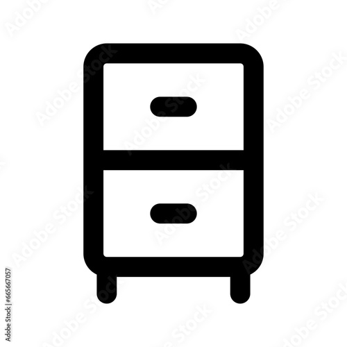 cabinet line icon