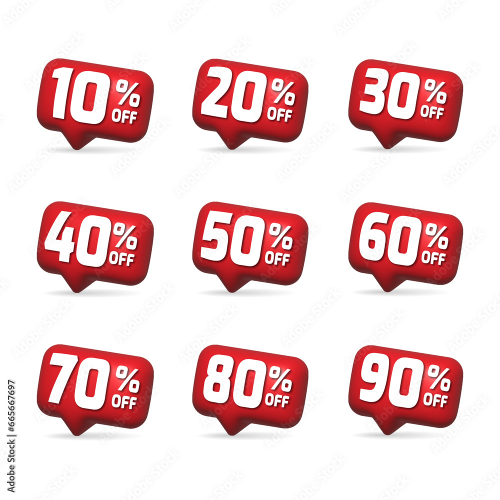 Sale and discount balloon seet. Price discount. 10%, 20%, 30%, 40%, 50%, 60%, 70%, 80%, 90% percent sale Sale and discount balloon seet. Price discount. 10%, 20%, 30%, 40%, 50%, 60%, 70%, 80%, 90% percent sale