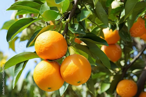Wallpaper Mural Orange Fruit on Tree. Torontodigital.ca