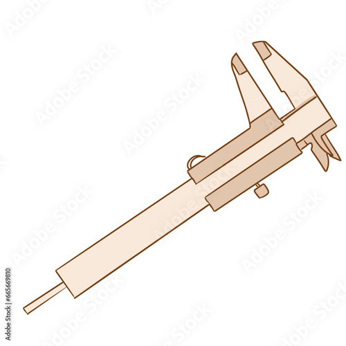 labtools_lab equipment_laboratoty_caliper_color_svg file