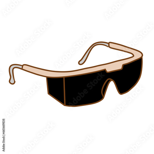 labtools_lab equipment_laboratoty_eye goggle_svg file