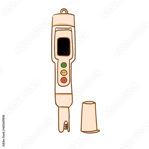 labtools_lab equipment_laboratoty_pH meter_TDS meter_salt meter_svg file
