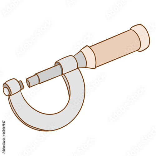 labtools_lab equipment_laboratoty_screw gauge_svg file