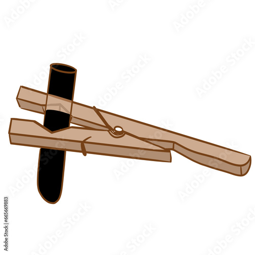 labtools_lab equipment_laboratoty_test tube holder with tube_svg file