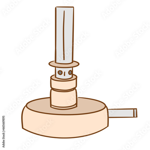 labtools_lab equipment_laboratoty_bunsen burner_svg file