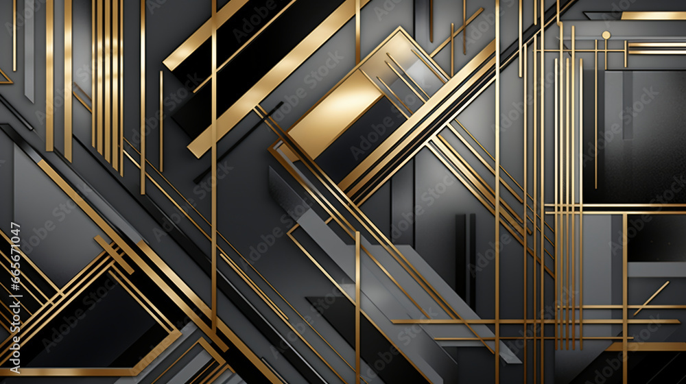 Obraz premium background mid century modern lines