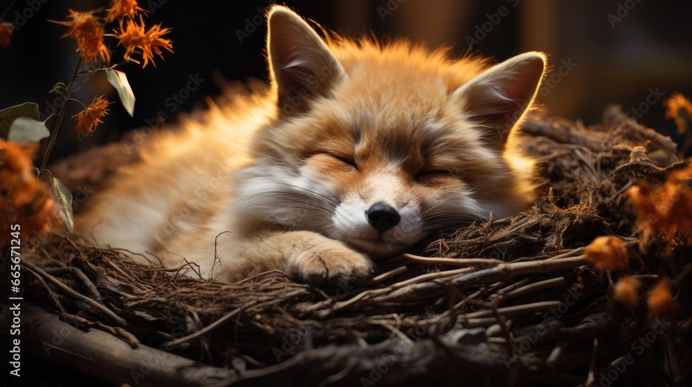 Fox is sleeping Fox is sleeping
