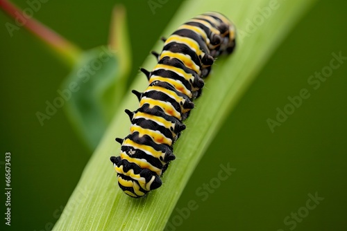 Caterpillar dovetail butterfly. photo