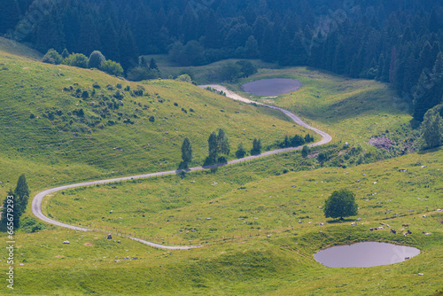 Obraz na płótnie Mount Grappa in Italy w salonie