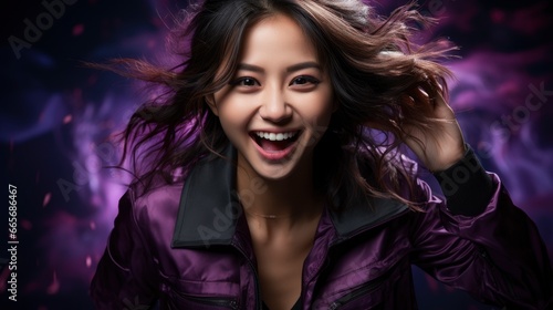 Happy Attractive Asian Girl Enjoying Win Video Game  Background Image   Beautiful Women  Hd
