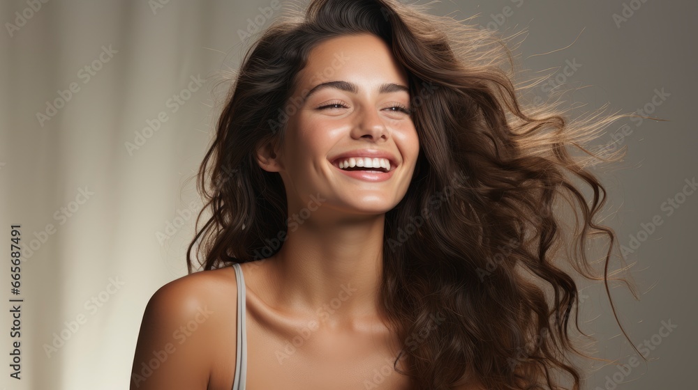 Tender Smiling Woman Touching Cheek Laughingphotoreal, Background Image , Beautiful Women, Hd Tender Smiling Woman Touching Cheek Laughingphotoreal, Background Image , Beautiful Women, Hd