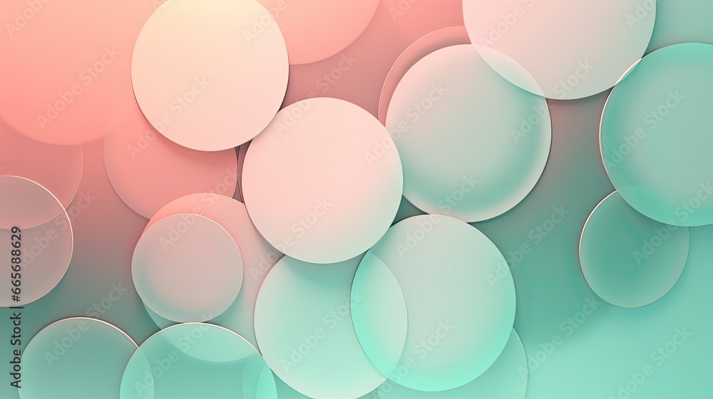 Abstract pattern with circle in soft gradient Abstract pattern with circle in soft gradient