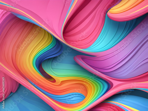 Abstract Colourful gradient background for design Generative Ai