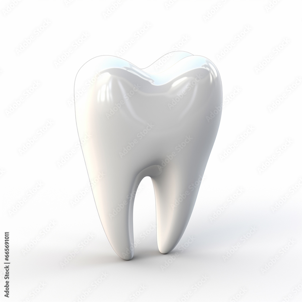 3D Tooth Isolated on Light White Background Dental Concept Healthy Teeth Render, Dental Care Professional Banner. 3D Tooth Isolated on Light White Background Dental Concept Healthy Teeth Render, Dental Care Professional Banner.