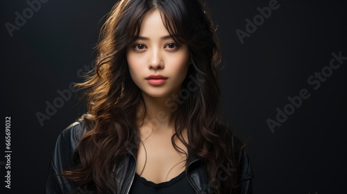 Portrait Beautiful Young Asian Woman , Background Image , Beautiful Women, Hd