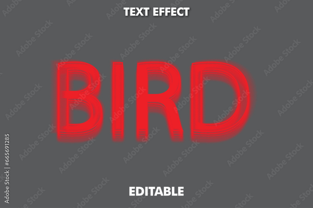 3d text effect design. modern text design. fully editable text effect.