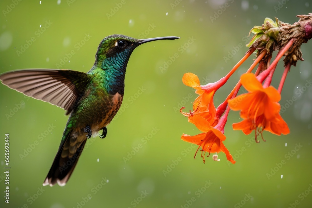 Fototapeta premium Hummingbird in Costa Rica.