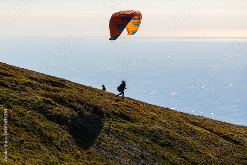 Paragliding in Mount Grappa