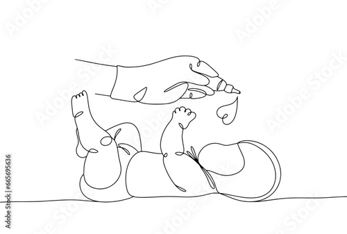  Baby. Graft. One line