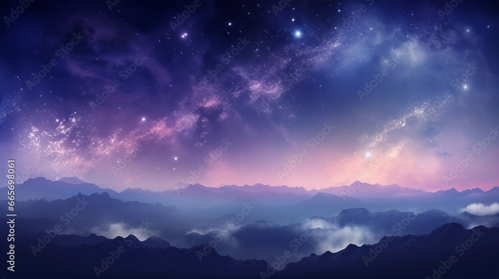 Fototapeta premium sunrise in the mountains