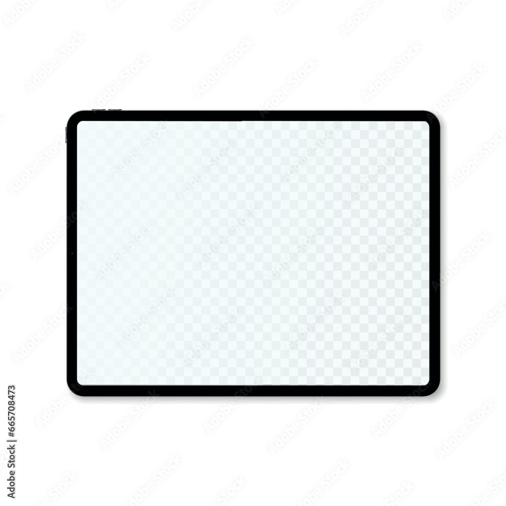 Realistic tablet mockup with blank screen. UI, UX Template for infographics or presentation 3D realistic graphics tablet. Vector Realistic tablet mockup with blank screen. UI, UX Template for infographics or presentation 3D realistic graphics tablet. Vector