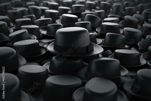 3D rendering of unethical website optimization tactics using black hat SEO. Generative AI photo