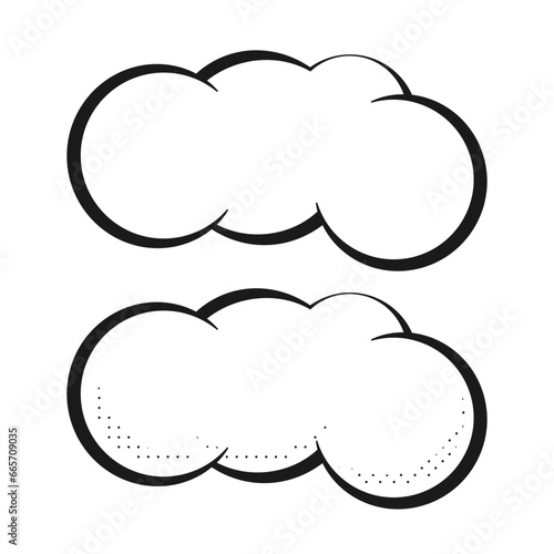 雲の吹き出し